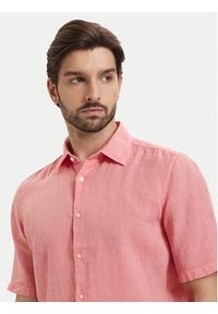 BOSS Koszula Rash 50537382 Czerwony jasny Regular Fit. Kolor: czerwony. Materiał: len #5