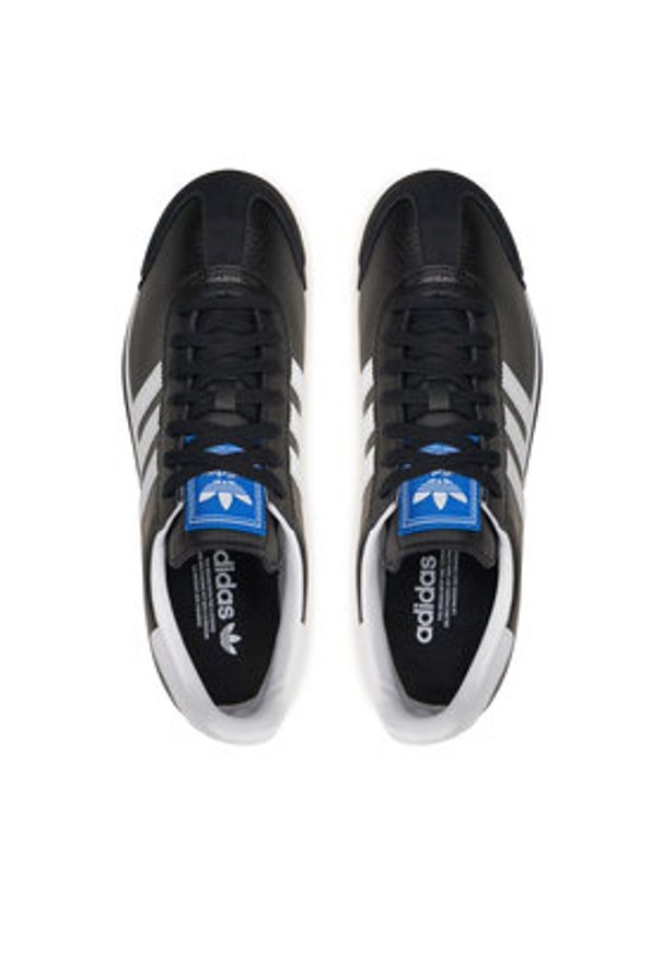 Adidas - adidas Sneakersy Samoa 019351 Czarny. Kolor: czarny. Materiał: skóra