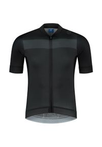 ROGELLI - Koszulka kolarska męska Rogelli PRIME z wysokiej jakości włókien. Kolor: czarny, wielokolorowy, szary. Materiał: włókno. Sport: kolarstwo