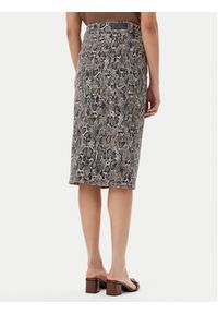 JOOP! Spódnica jeansowa 30044957 Brązowy Slim Fit. Kolor: brązowy. Materiał: bawełna #5
