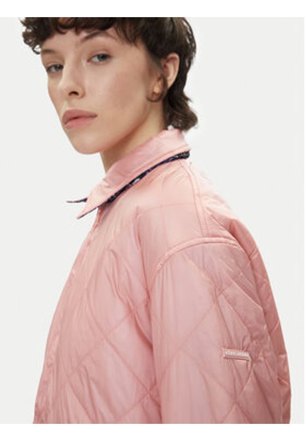 Pepe Jeans Kurtka przejściowa Fleur Daily PL402499 Kolorowy Oversize. Materiał: syntetyk. Wzór: kolorowy