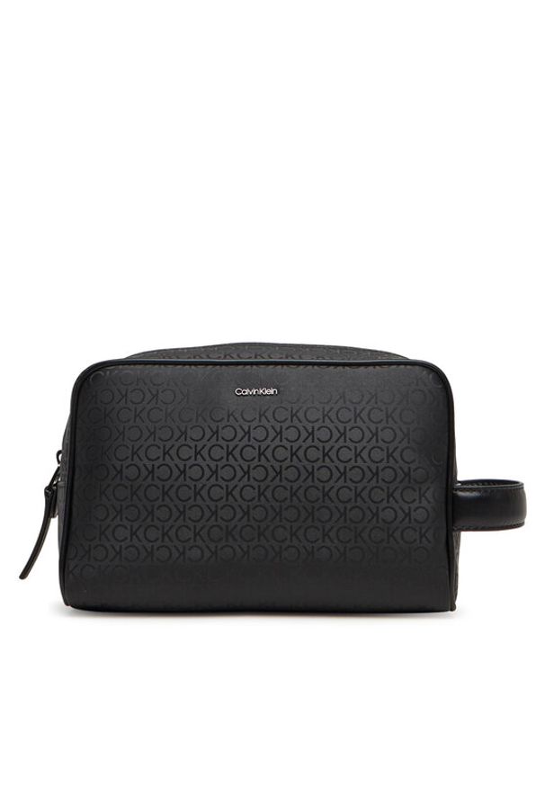 Calvin Klein Kosmetyczka Ck Sleek Washbag Mono K50K512944 Czarny. Kolor: czarny. Materiał: materiał