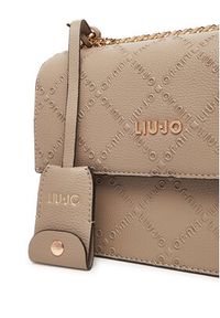 Liu Jo Torebka Ecs M Crossbody AF5055 E0538 Beżowy. Kolor: beżowy. Materiał: skórzane