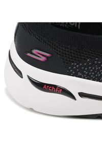 skechers - Skechers Sneakersy Go Walk Arch Fit 124863/BKHP Czarny. Kolor: czarny. Materiał: materiał #3