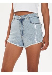 Liu Jo Szorty jeansowe UA4263 D4889 Niebieski Regular Fit. Kolor: niebieski. Materiał: lyocell, bawełna