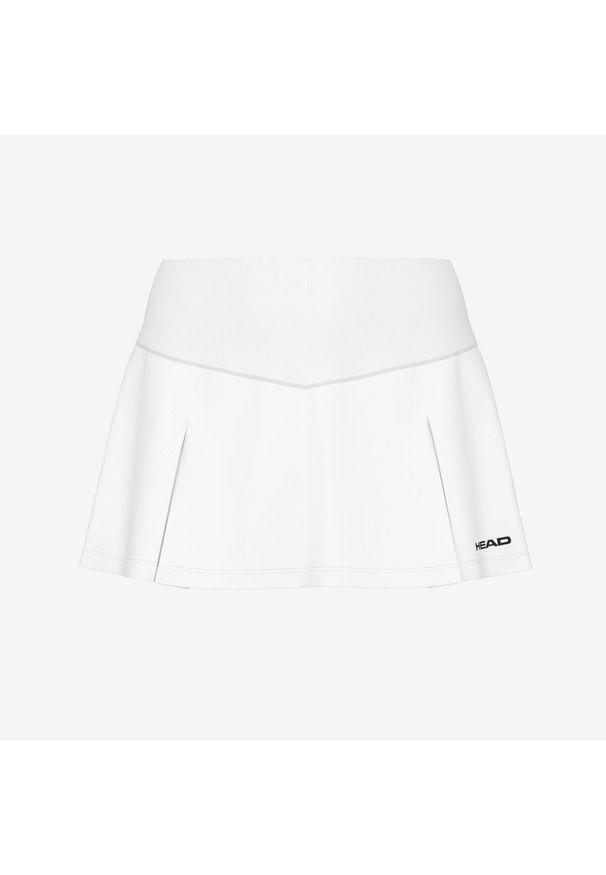 Head - Spódniczka ze spodenkami damska DYNAMIC SKORT. Kolor: biały. Materiał: tkanina. Styl: sportowy