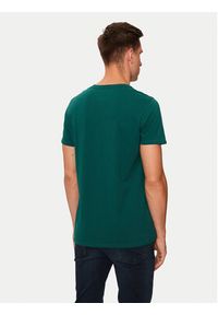 Tommy Jeans T-Shirt DM0DM04411 Zielony Slim Fit. Kolor: zielony. Materiał: bawełna