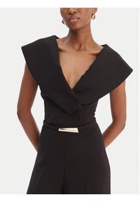 SIMONA CORSELLINI - Simona Corsellini Kombinezon P26CPTU00701 Czarny Regular Fit. Kolor: czarny. Materiał: syntetyk #5