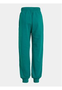 Calvin Klein Jeans Spodnie dresowe Monogram Logo IU0IU00285 Zielony Regular Fit. Kolor: zielony. Materiał: bawełna