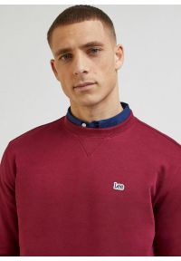 Lee - LEE PLAIN CREW SWS MĘSKA BLUZA BEZ KAPTURA NIEROZPINANA L81IRFA84. Typ kołnierza: bez kaptura #3