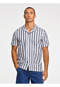 Lindbergh Koszula 30-203321 Granatowy Relaxed Fit. Kolor: niebieski. Materiał: bawełna #1