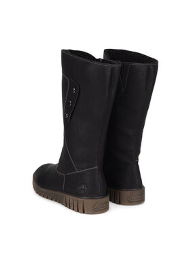 Rieker Kozaki Y3466-00 Czarny. Kolor: czarny. Materiał: materiał