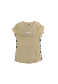 Puma Koszulka Tape 67132512. Kolor: beżowy