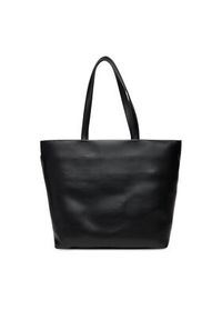 TOMMY HILFIGER - Tommy Hilfiger Torebka Th Logotape Tote AW0AW17693 Czarny. Kolor: czarny. Materiał: skórzane #5