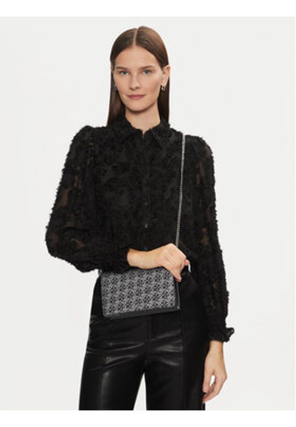 Michael Kors Torebka Jet Set 32F4SJ6C8B Czarny. Kolor: czarny. Materiał: skórzane