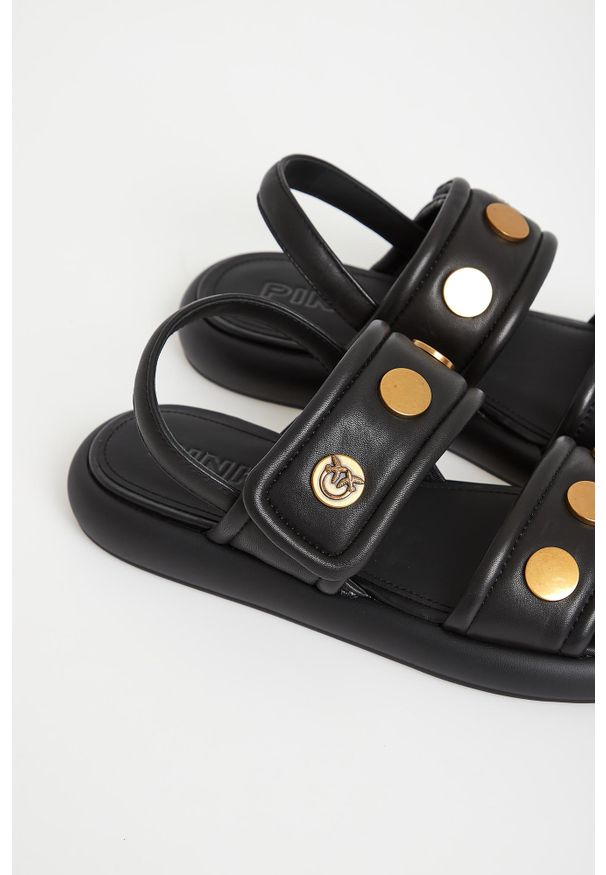 Pinko - Sandały damskie skórzane PINKO. Materiał: skóra