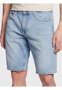 Calvin Klein Jeans Szorty jeansowe J30J322788 Niebieski Regular Fit. Kolor: niebieski. Materiał: bawełna