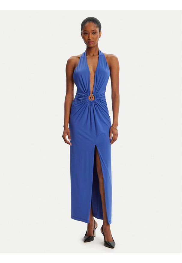 BARDOT - Bardot Sukienka koktajlowa Alma Plunging 59914DB Niebieski Regular Fit. Kolor: niebieski. Materiał: syntetyk. Styl: wizytowy