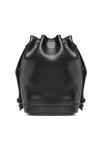 Calvin Klein Jeans Torebka Re-Lock Drawstring Bag Mini K60K610450 Czarny. Kolor: czarny. Materiał: skórzane #5