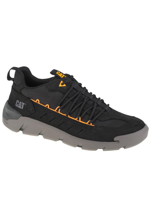 CATerpillar - Buty sportowe Sneakersy męskie, Caterpillar Crail Sport Low. Kolor: wielokolorowy, czarny. Materiał: nubuk. Sport: turystyka piesza