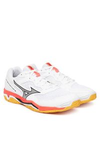 Mizuno Buty halowe Wave Phantom 3 X1GA2260 Biały. Kolor: biały. Materiał: skóra. Model: Mizuno Wave