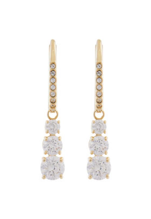Swarovski Kolczyki kreole Stilla Attract 5723300 Złoty. Materiał: metalowe. Kolor: złoty
