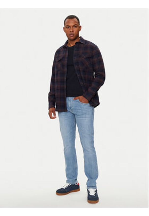 Lee Jeansy Rider 112354462 Niebieski Slim Fit. Kolor: niebieski