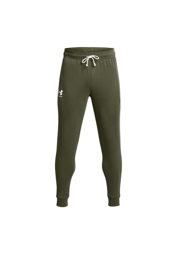 Jogging Under Armour Rival Terry. Kolor: biały, wielokolorowy, zielony. Sport: bieganie