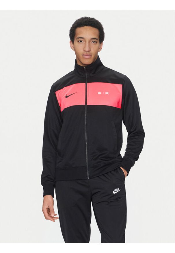 Nike Bluza FN7689 Czarny Regular Fit. Kolor: czarny. Materiał: syntetyk