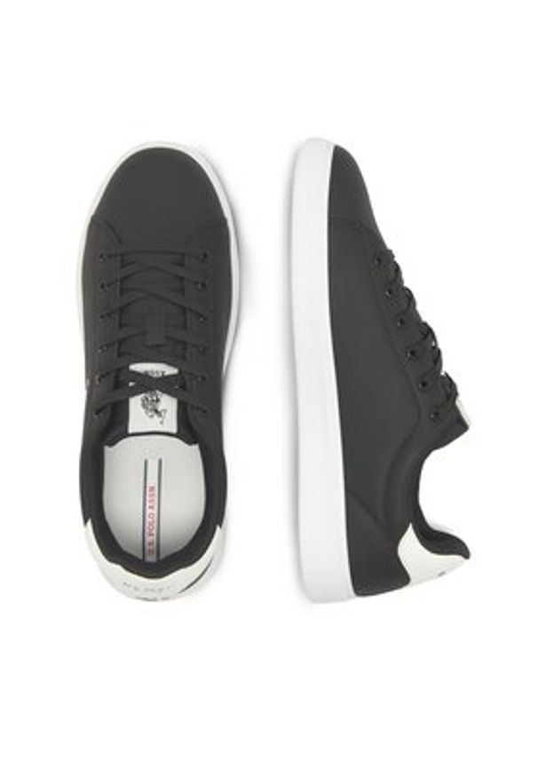 U.S. Polo Assn. Sneakersy BYRON001 Czarny. Kolor: czarny. Materiał: syntetyk