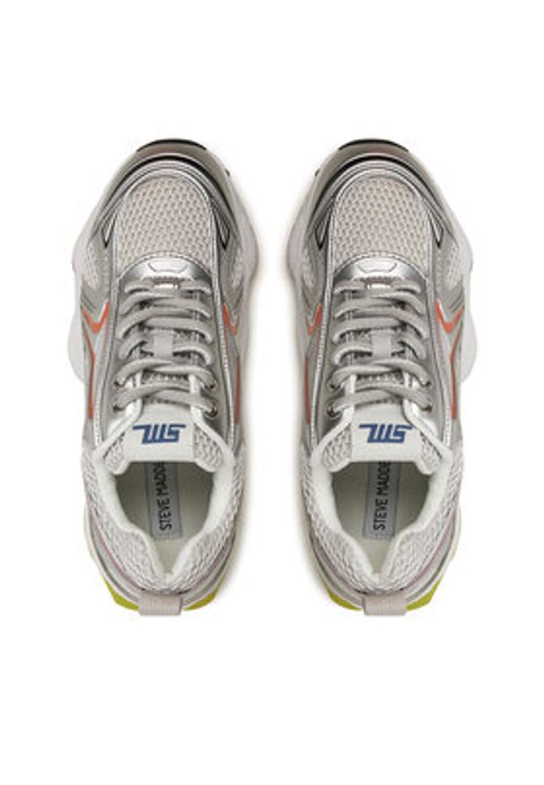 Steve Madden Sneakersy Speedster-E SM19000122 Srebrny. Kolor: srebrny. Materiał: syntetyk
