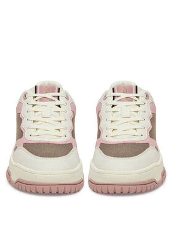 Jenny - JENNY Sneakersy V12-939 Beżowy. Kolor: beżowy. Materiał: materiał