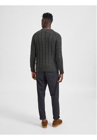 Selected Homme Sweter Bill 16086658 Szary Regular Fit. Kolor: szary. Materiał: bawełna #5