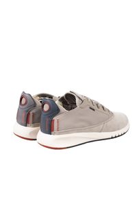 Geox Sneakersy "Aerantis A" | U927FA 02211 | Mężczyzna | Szary. Nosek buta: okrągły. Kolor: szary. Materiał: materiał, skóra