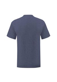 FRUIT OF THE LOOM - Koszulka Unisex Dla Dorosłych Iconic Heather. Kolor: niebieski