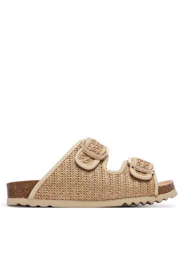 Klapki Scholl. Kolor: brązowy