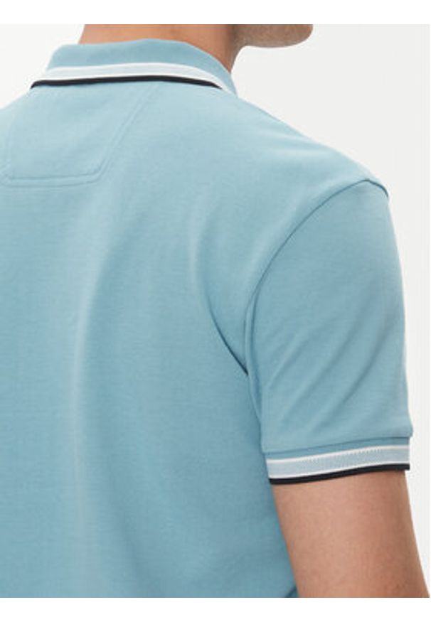 BOSS Polo Paddy 50469055 Niebieski Regular Fit. Typ kołnierza: polo. Kolor: niebieski. Materiał: bawełna
