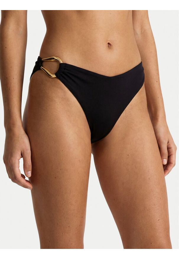 Guess Dół od bikini E6GO11 KF590 Czarny. Kolor: czarny. Materiał: syntetyk