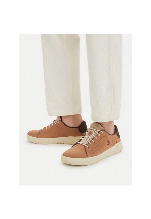Sneakersy Timberland. Kolor: brązowy