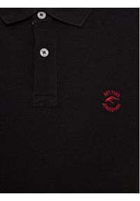 INDICODE Polo Wadim 40-913 Czarny Slim Fit. Typ kołnierza: polo. Kolor: czarny. Materiał: bawełna #3