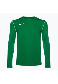 Longsleeve piłkarski męski Nike Dri-FIT Park 20 Crew. Kolor: zielony. Długość rękawa: długi rękaw. Technologia: Dri-Fit (Nike). Sport: piłka nożna