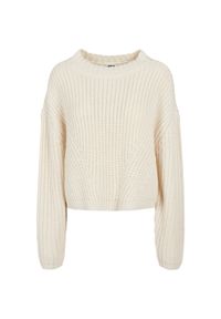 Bluza damska Urban Classics wide oversizeer-Duże rozmiary. Kolor: biały #1