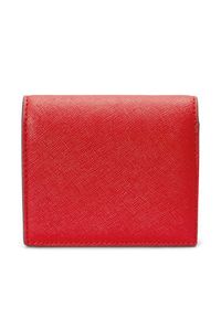 Lauren Ralph Lauren - LAUREN RALPH LAUREN Mały Portfel Damski 432962112004 Czerwony. Kolor: czerwony. Materiał: skóra