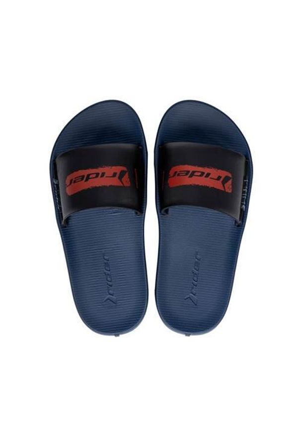 Klapki dla dzieci Rider Speed Slide IN JR. Kolor: czarny. Materiał: materiał, syntetyk. Styl: sportowy