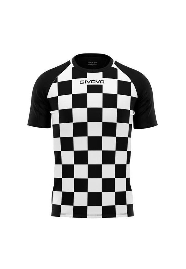 Koszulka Sportowa Givova Dama Biała-Czarna XL - Oddychająca i Lekka. Kolor: czarny, wielokolorowy, biały. Sport: piłka nożna