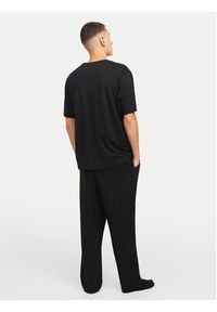 Jack & Jones Piżama Everest 12273633 Czarny Standard Fit. Kolor: czarny. Materiał: bawełna #5