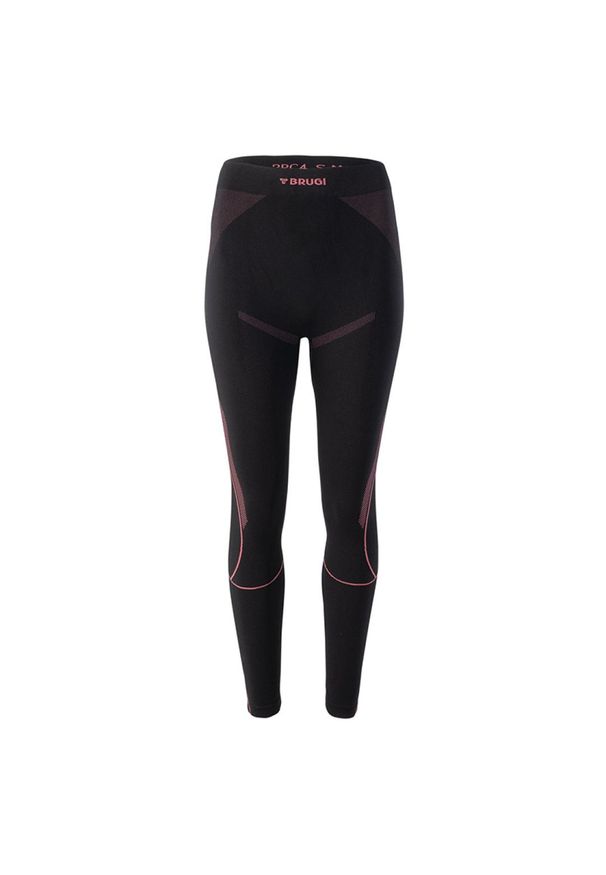 Legginsy damskie termoaktywne Brugi 2RC4 - czarne, Rozmiar S/M. Kolor: czarny. Materiał: poliester, elastan, poliamid, materiał. Sport: fitness, turystyka piesza