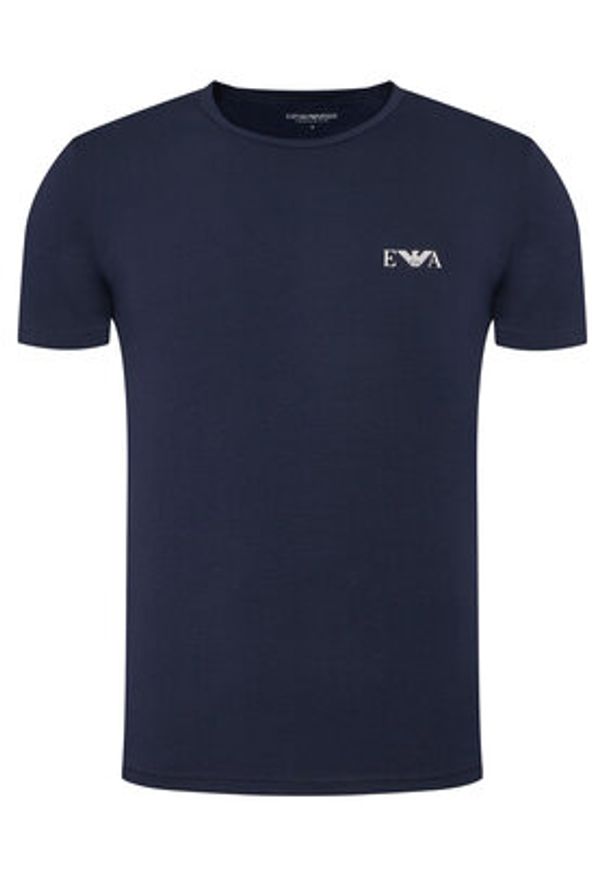 Emporio Armani Underwear Komplet t-shirtów EM001849 AF14131 MB143 Granatowy Fitted Fit. Kolor: niebieski. Materiał: bawełna