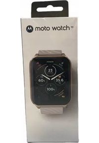 KIANO - Smartwatch Kiano Smartwatch Motorola 70 Biało-złoty. Rodzaj zegarka: smartwatch. Kolor: biały, wielokolorowy, złoty #1