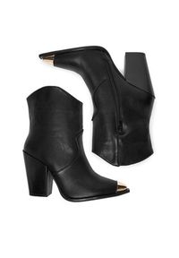 DeeZee Kowbojki 1905 Czarny. Kolor: czarny. Materiał: materiał, syntetyk #7